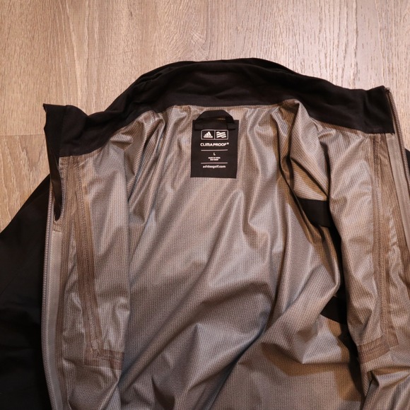 Adidas Golf Greg Norman Performance Full Zip Rain Jacket and Vest 2 in‎ 1 Mens L - Picture 11 of 11